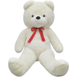 Ourson en peluche XXL Blanc 85 cm  