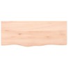 Dessus de table 100x40x(2-4) cm bois de chêne massif non traité 