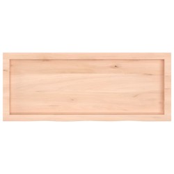 Dessus de table 100x40x(2-4) cm bois de chêne massif non traité 