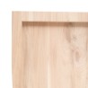 Dessus de table 100x40x(2-4) cm bois de chêne massif non traité 