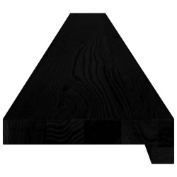 Appuis de fenêtre 2 pcs marron foncé bois de chêne massif 