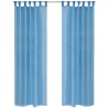 Rideau fin Turquoise 140x225 cm 2 pcs 