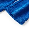 Pantalons pour enfants velours côtelé bleu cobalt 140 