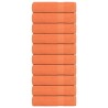 Serviettes de bain 10 pcs orange 100x150 cm 360 g/m² 100% coton 
