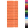 Serviettes de bain 10 pcs orange 100x150 cm 360 g/m² 100% coton 