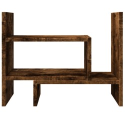 Organisateur de bureau chêne fumé 38,5x17x39 cm bois ingénierie 