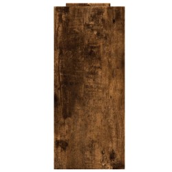 Organisateur de bureau chêne fumé 38,5x17x39 cm bois ingénierie 