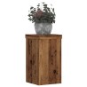 Supports pour plantes 2 pcs vieux bois bois d'ingénierie 