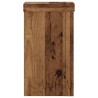 Supports pour plantes 2 pcs vieux bois bois d'ingénierie 