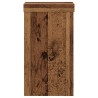 Supports pour plantes 2 pcs vieux bois bois d'ingénierie 