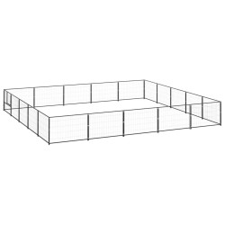 Chenil Noir 25 m² Acier 
