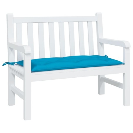 Coussin de banc de jardin bleu clair 100x50x7 cm tissu oxford 