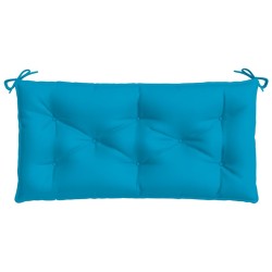 Coussin de banc de jardin bleu clair 100x50x7 cm tissu oxford 