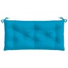 Coussin de banc de jardin bleu clair 100x50x7 cm tissu oxford 