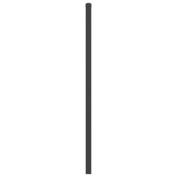 Tête de lit métal noir 80 cm 