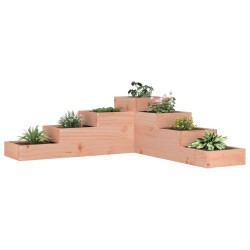 Jardinière 4 niveaux 106x104,5x36 cm bois de douglas massif 