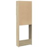 Meuble pour machine à laver chêne sonoma 64x25,5x190 cm 