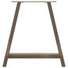 Pieds de table à manger en forme de A, 2 pièces, 70 x (72-73) cm, acier 