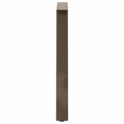 Pieds de table à manger en forme de A, 2 pièces, 70 x (72-73) cm, acier 