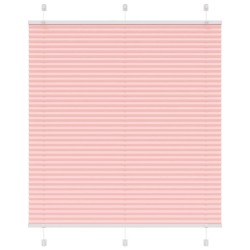 Store plissé rose 120x100 cm largeur du tissu 119,4cm polyester 