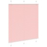 Store plissé rose 120x100 cm largeur du tissu 119,4cm polyester 