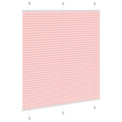 Store plissé rose 120x100 cm largeur du tissu 119,4cm polyester 