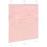 Store plissé rose 120x100 cm largeur du tissu 119,4cm polyester 