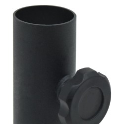 Base de parasol pour mât Ø32/34/38 mm noir mat acier 