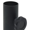 Base de parasol pour mât Ø32/34/38 mm noir mat acier 