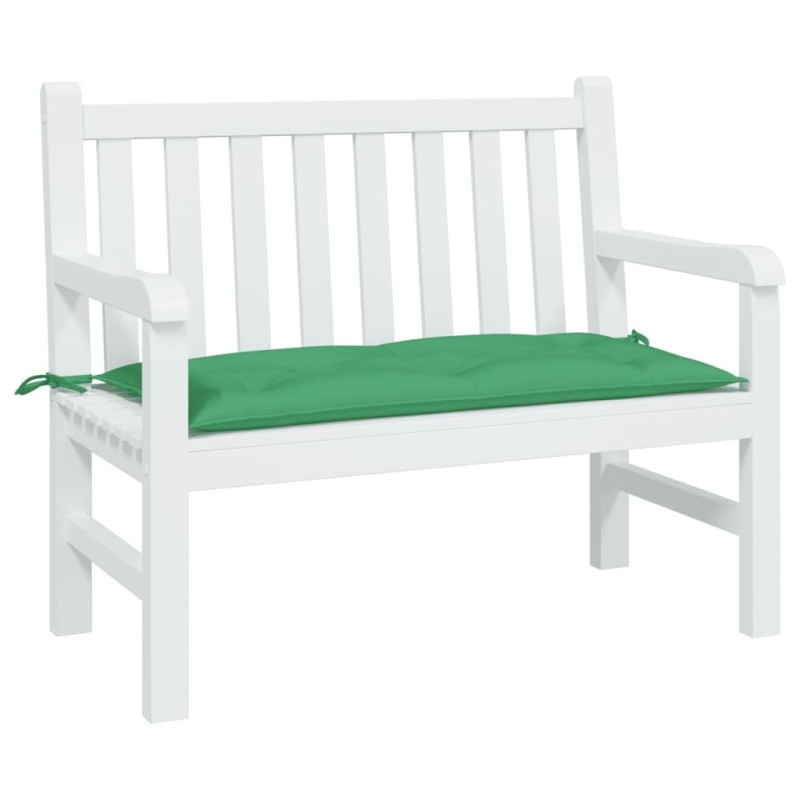 Coussin de banc de jardin vert 100x50x7 cm tissu oxford 