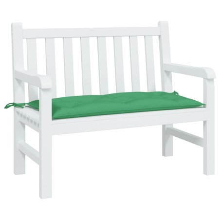 Coussin de banc de jardin vert 100x50x7 cm tissu oxford 