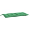 Coussin de banc de jardin vert 100x50x7 cm tissu oxford 