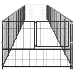 Chenil Noir 9 m² Acier 