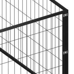 Chenil Noir 9 m² Acier 