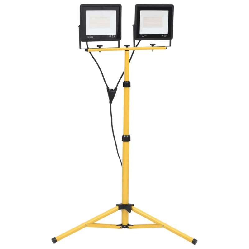Projecteur à LED avec trépied 2x100 W Blanc froid  