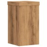 Supports pour plantes 2 pcs chêne artisanal bois d'ingénierie 