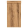 Supports pour plantes 2 pcs chêne artisanal bois d'ingénierie 