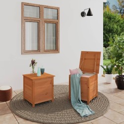 Boîte à coussins d'extérieur Marron 50x50x56 cm Sapin massif 