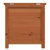 Boîte à coussins d'extérieur Marron 50x50x56 cm Sapin massif 