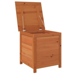 Boîte à coussins d'extérieur Marron 50x50x56 cm Sapin massif 