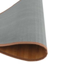 Tapis rond naturel 100 cm bambou 