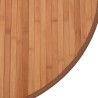 Tapis rond naturel 100 cm bambou 
