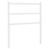 Tête de lit métal blanc 75 cm 
