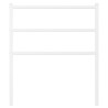 Tête de lit métal blanc 75 cm 