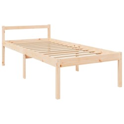 Lit pour personne âgée sans matelas 90x190 cm 