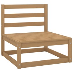 Salon de jardin 6 pcs bois de pin massif 