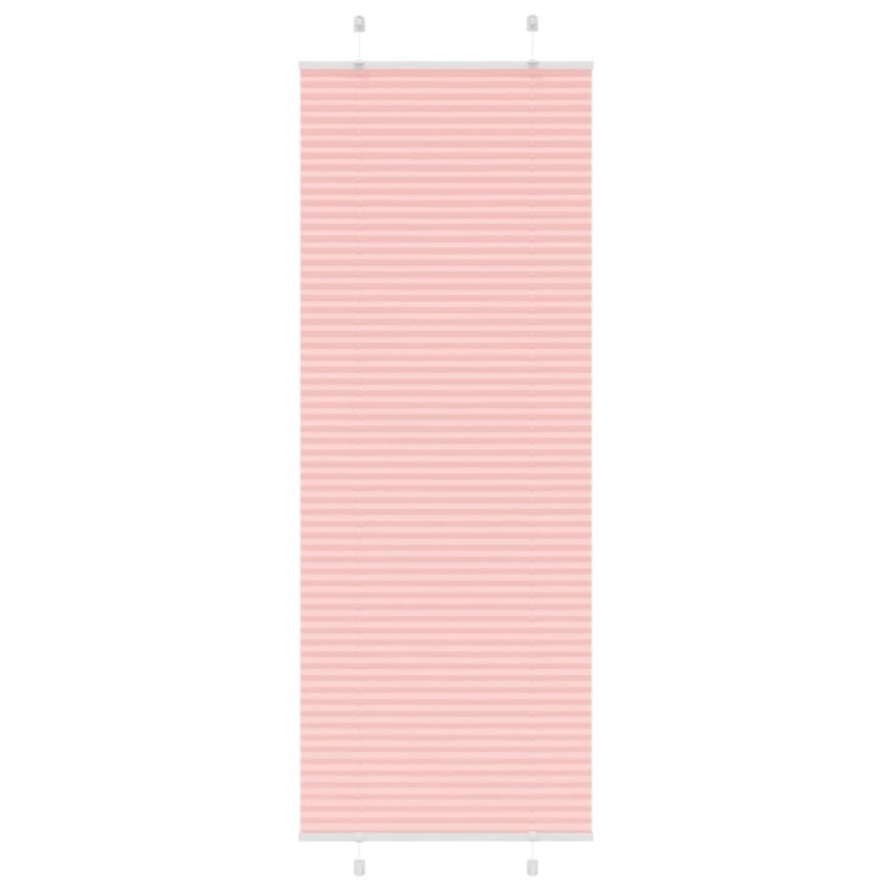 Store plissé rose 80x200 cm largeur du tissu 79,4 cm polyester 