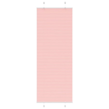 Store plissé rose 80x200 cm largeur du tissu 79,4 cm polyester 