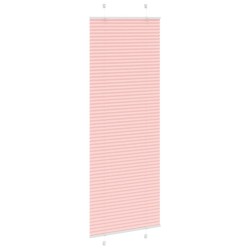 Store plissé rose 80x200 cm largeur du tissu 79,4 cm polyester 