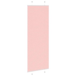 Store plissé rose 80x200 cm largeur du tissu 79,4 cm polyester 